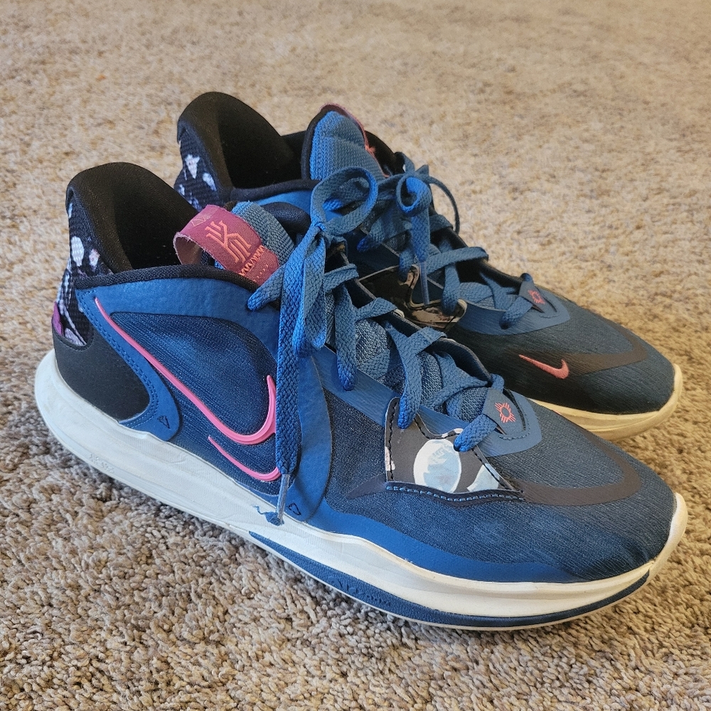 Nike Kyrie Irving Low 5 Dark Marina Blue Basketball Shoes Mens 11.5